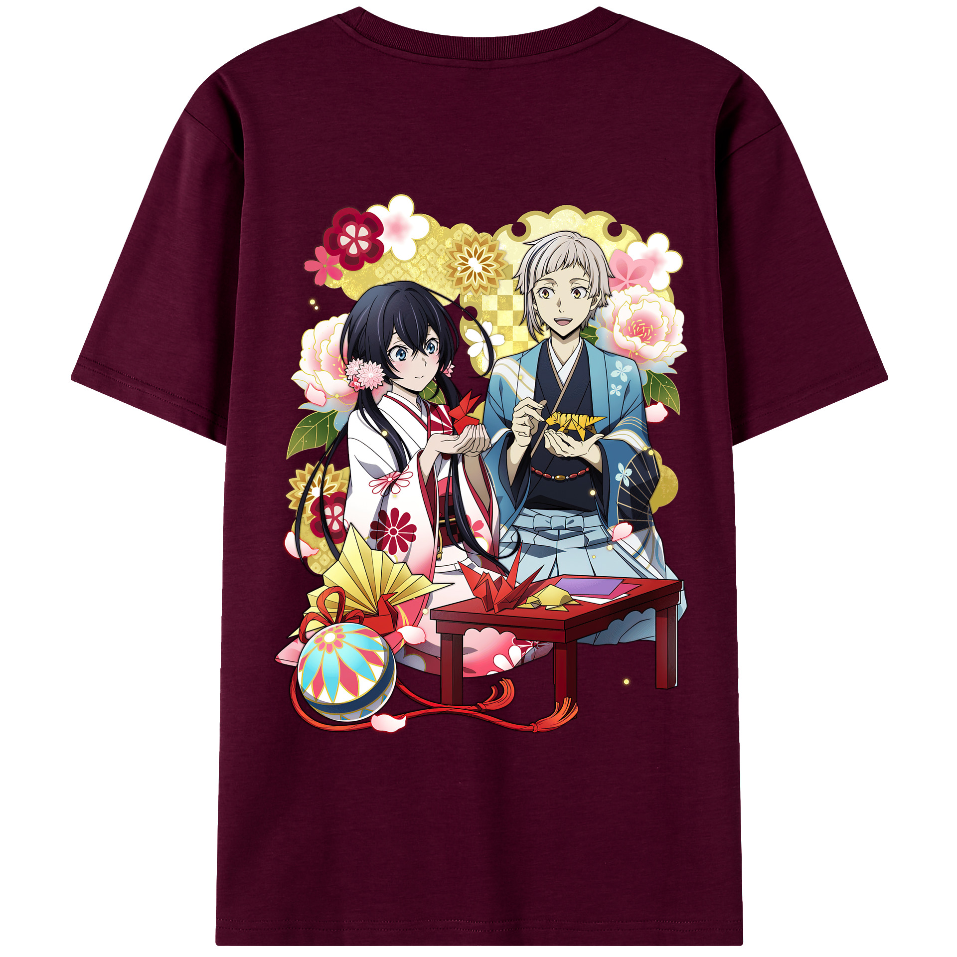 （画像用） 文豪ストレイドッグス Bungo Stray Dogs レディース半袖Tシャツ(バックプリント)